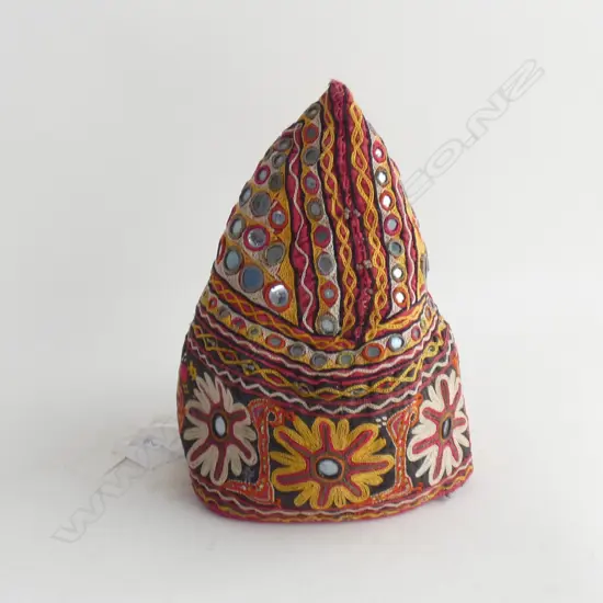 A shisha embroidered shepherds cap,